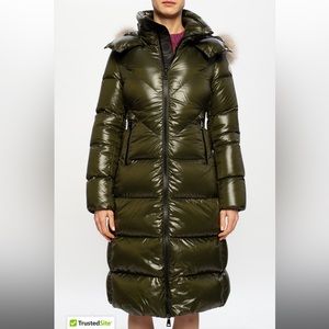 MONCLER Ribafur quilted down coat